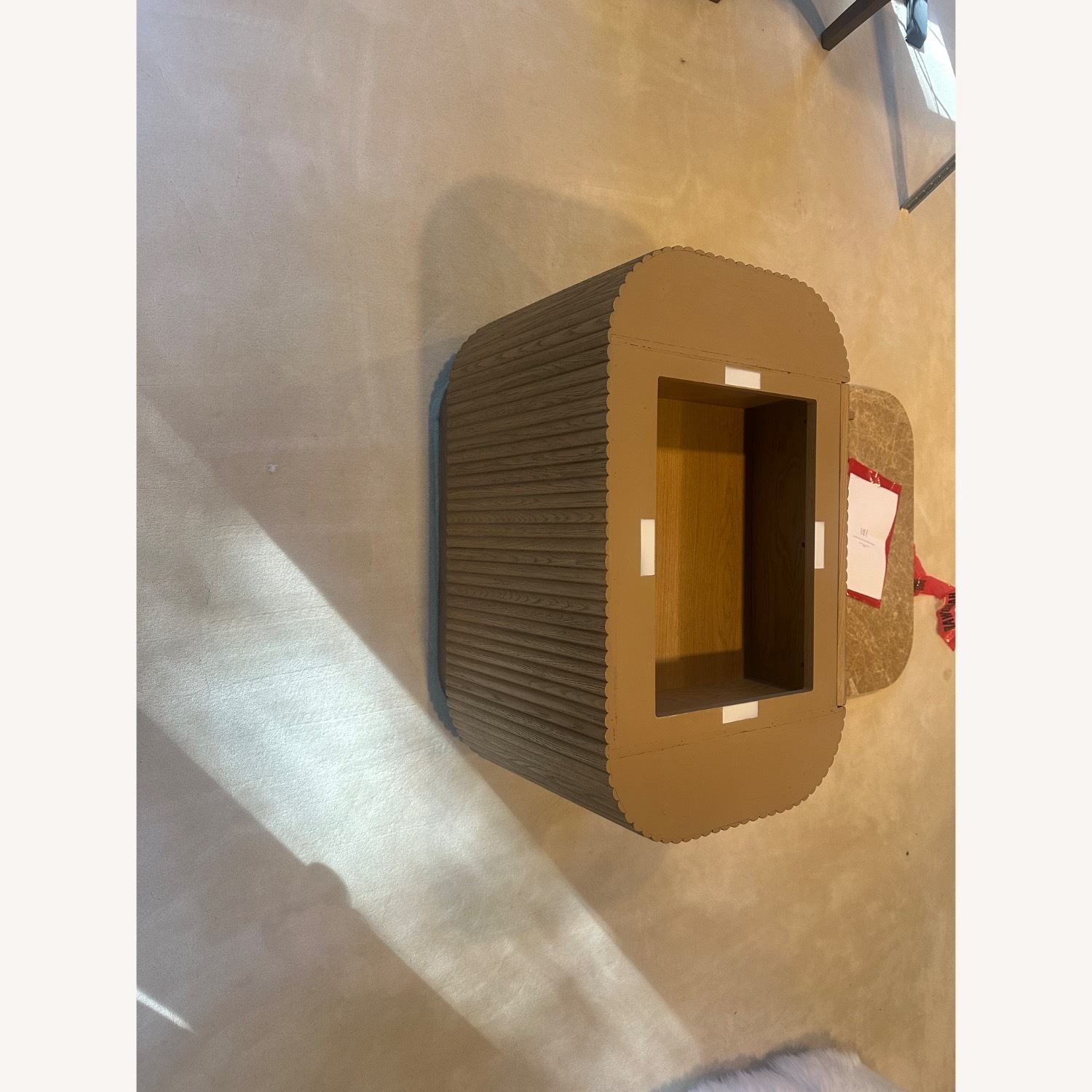 RH Mulholland Emperador Nightstand - image-8