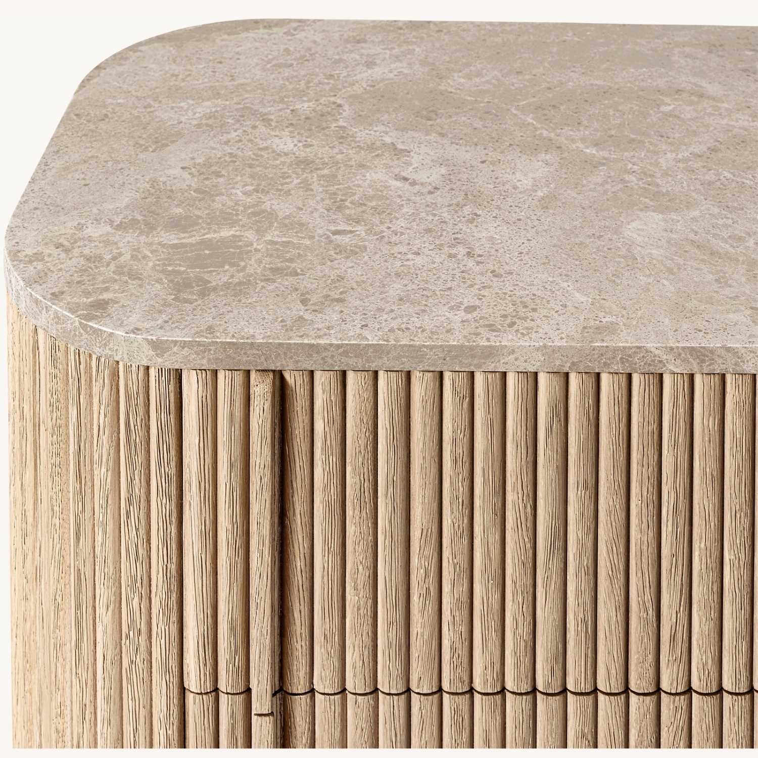 RH Mulholland Emperador Nightstand - image-1