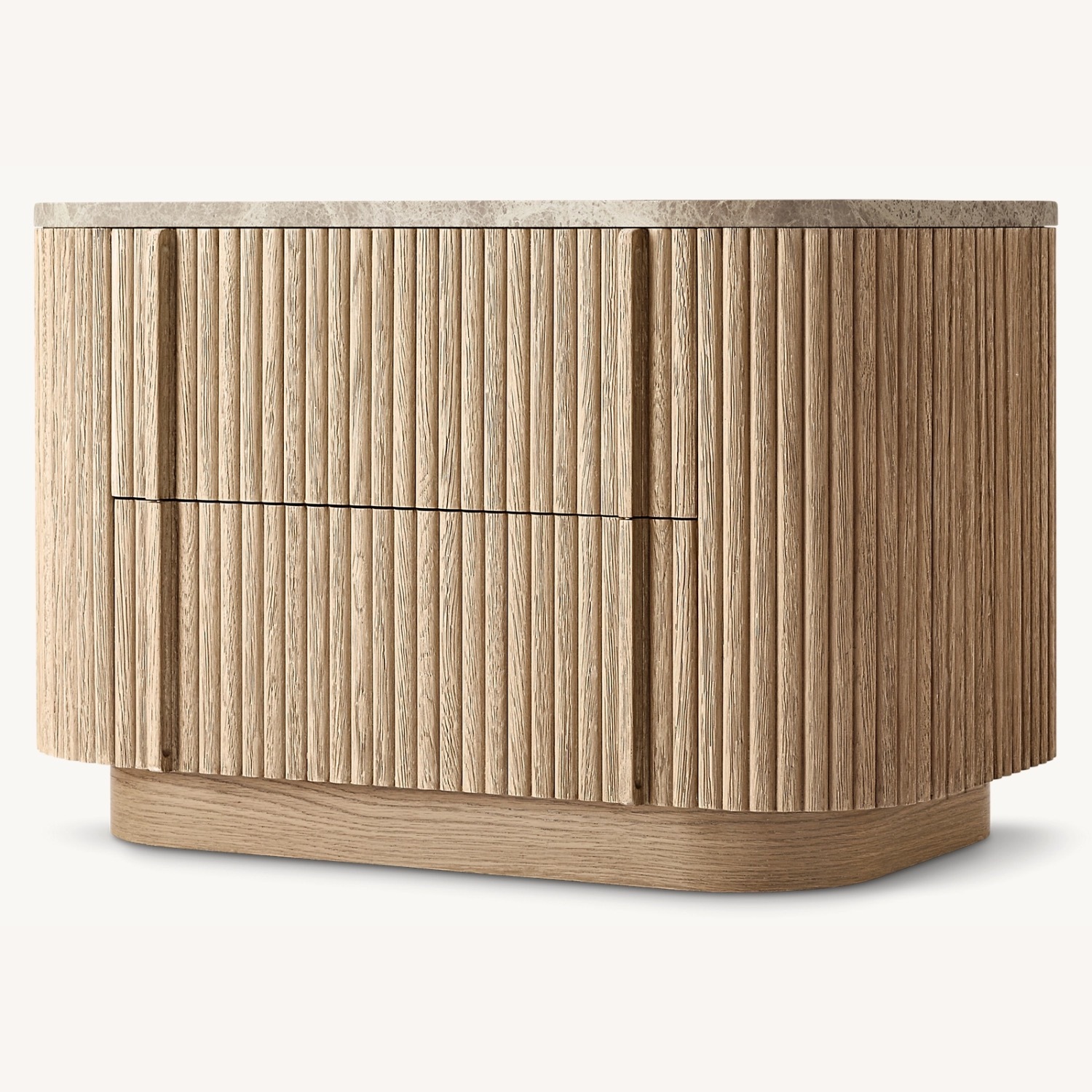 RH Mulholland Emperador Nightstand - image-0