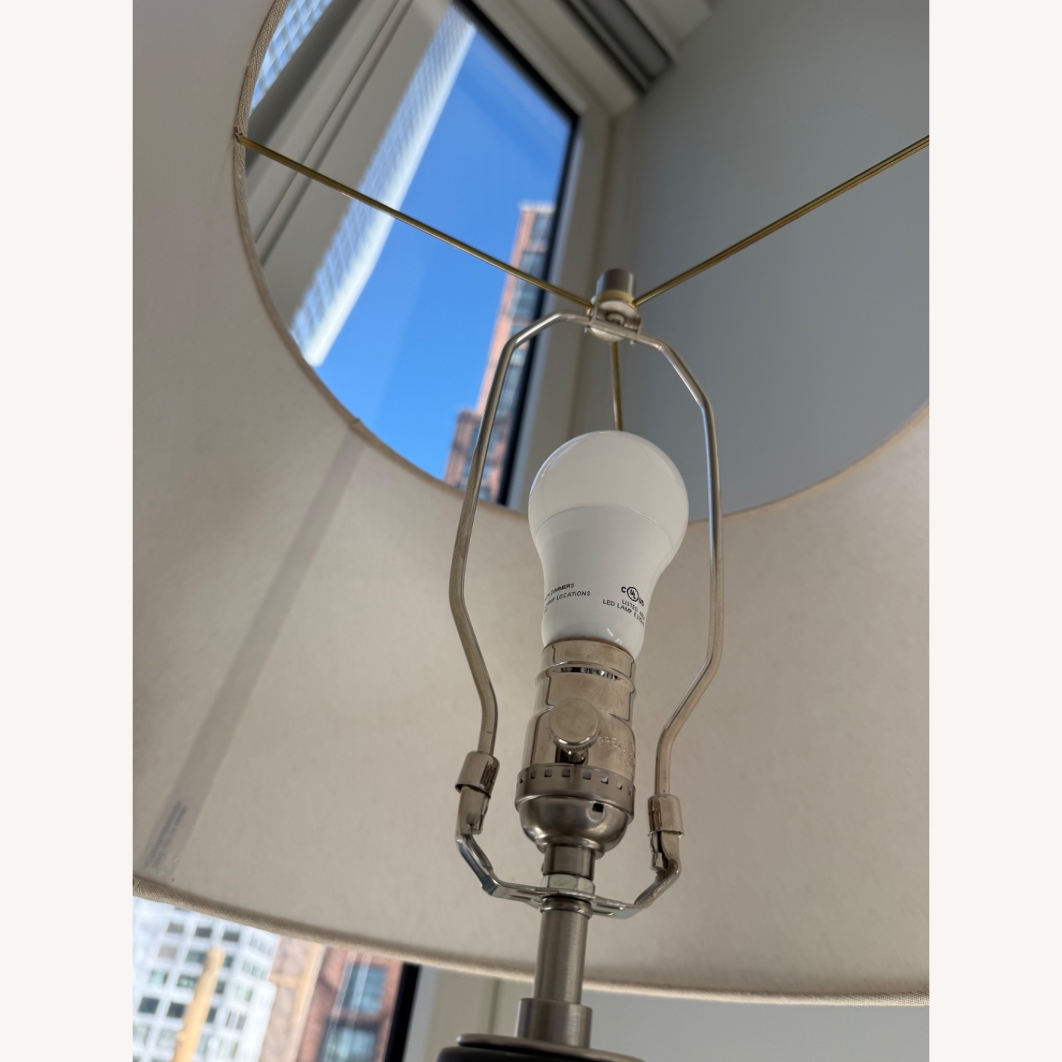 Room & Board Dark Gray Ceramic Table Lamp - image-4