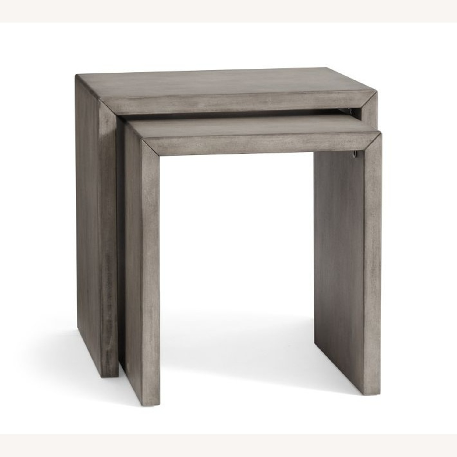 Pottery Barn Gray Nesting Side Table - image-6