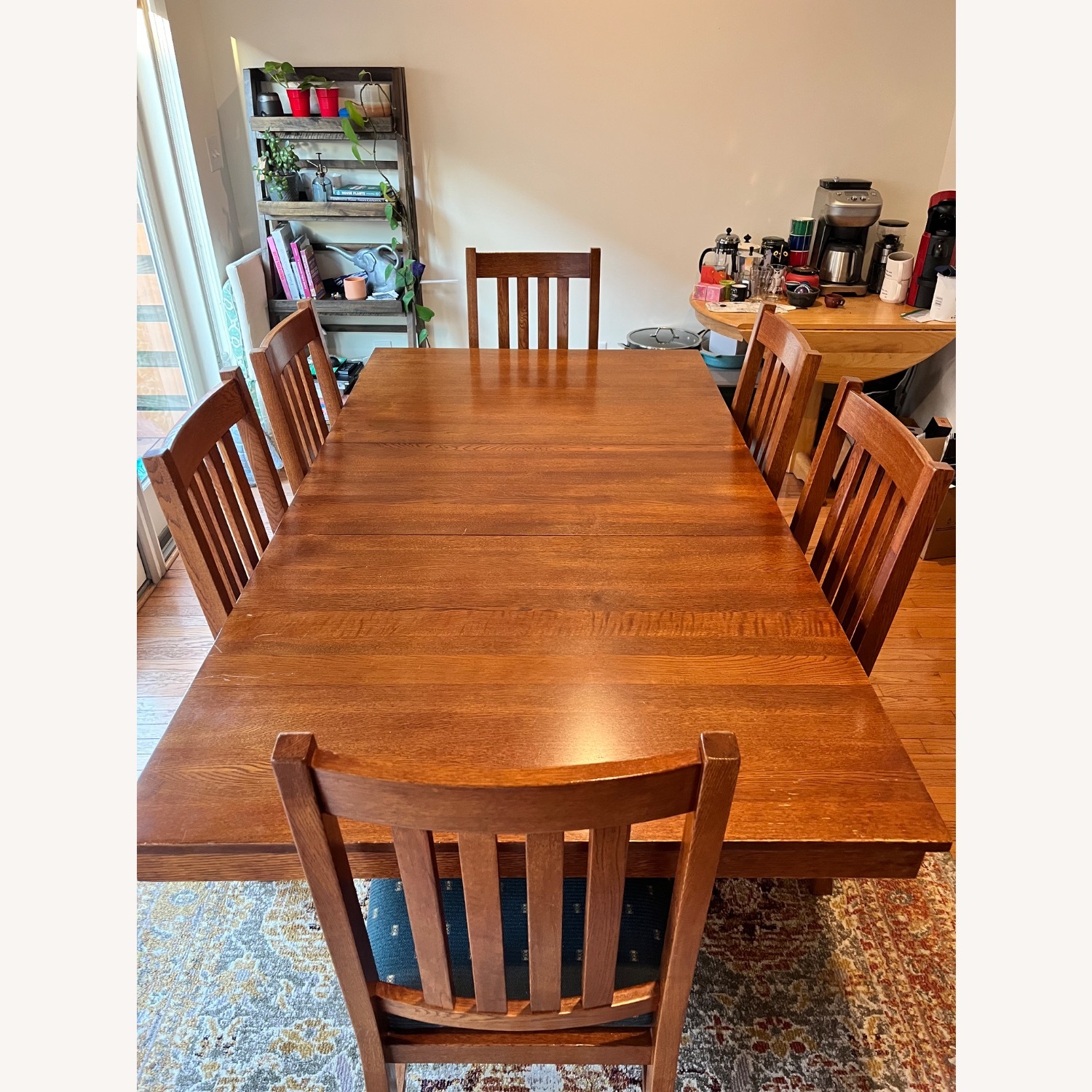 Dark Brown Wood Dining Sets - image-1