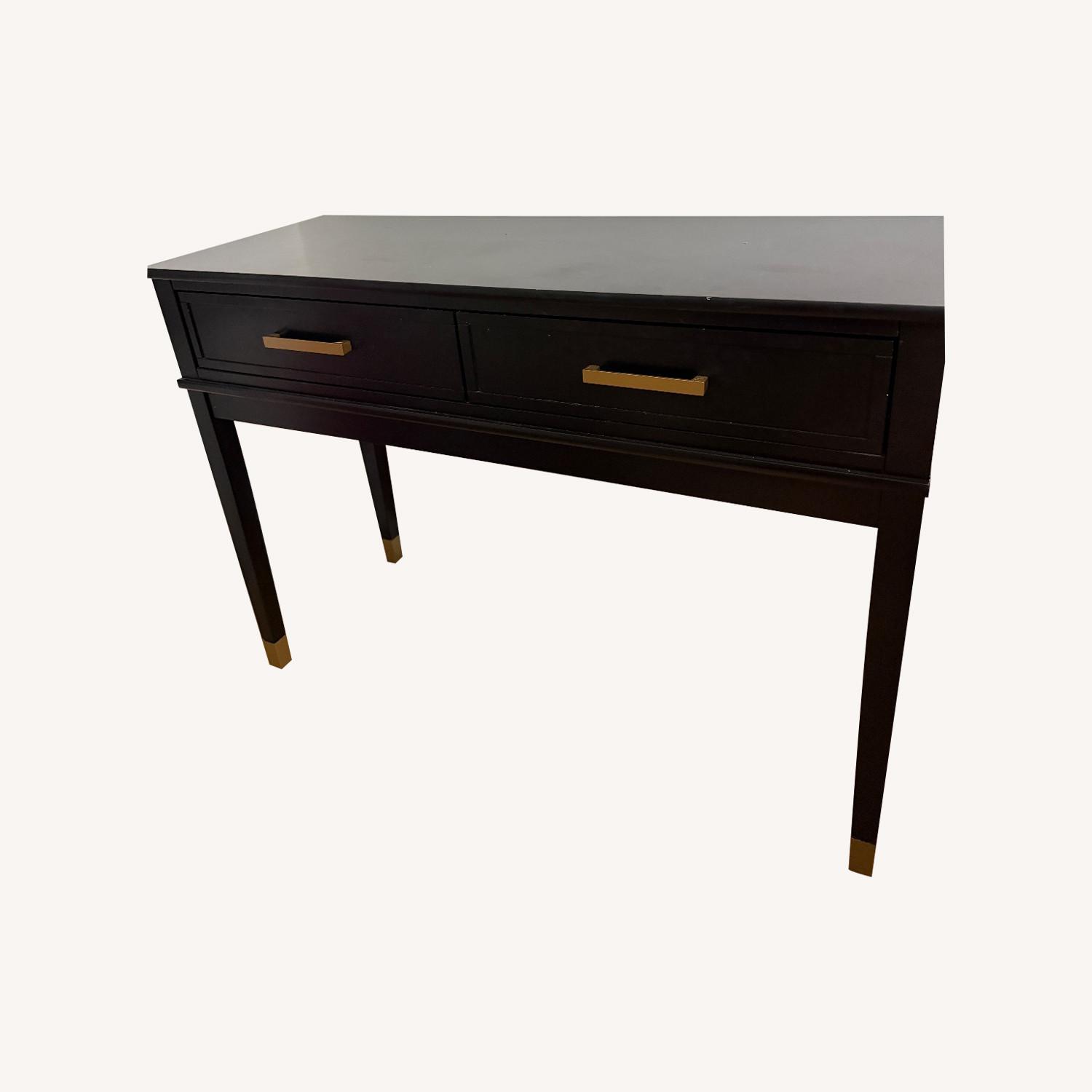 Black Wood Desk - image-5