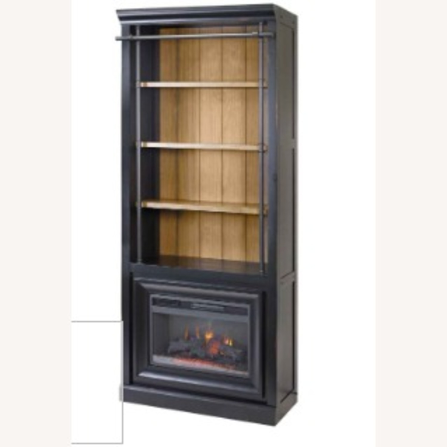Martin Furniture Toulos Black Wood Bookcase - image-3