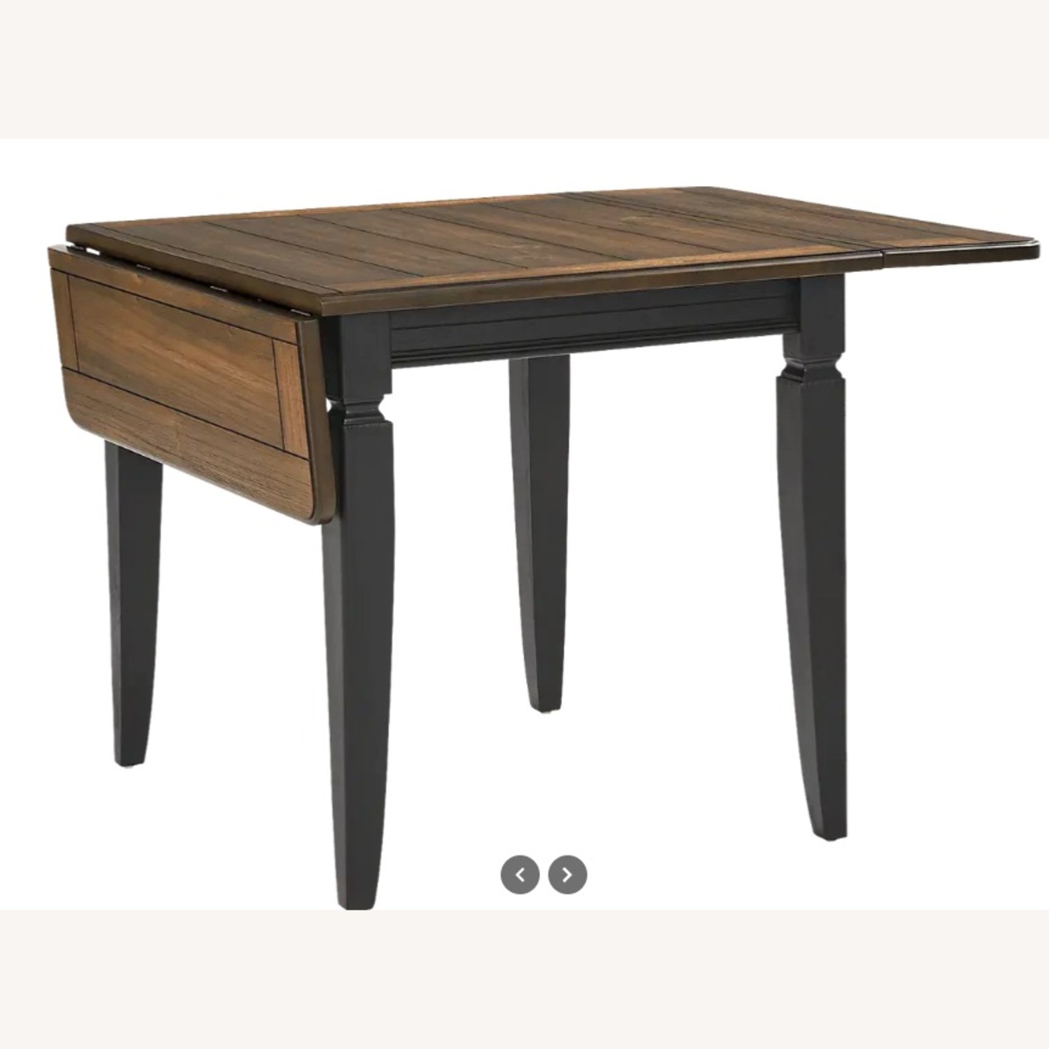 Country Lane Black Drop Leaf Dining Table - image-2