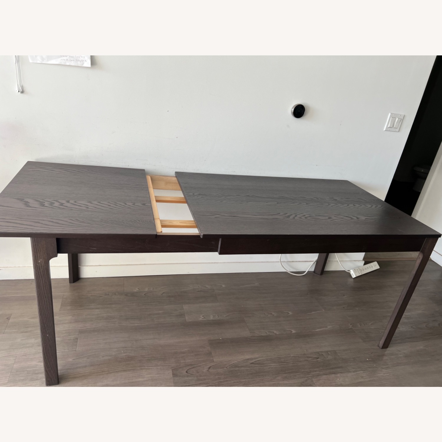IKEA EKEDALEN Dark Brown Wood Dining Table - image-4