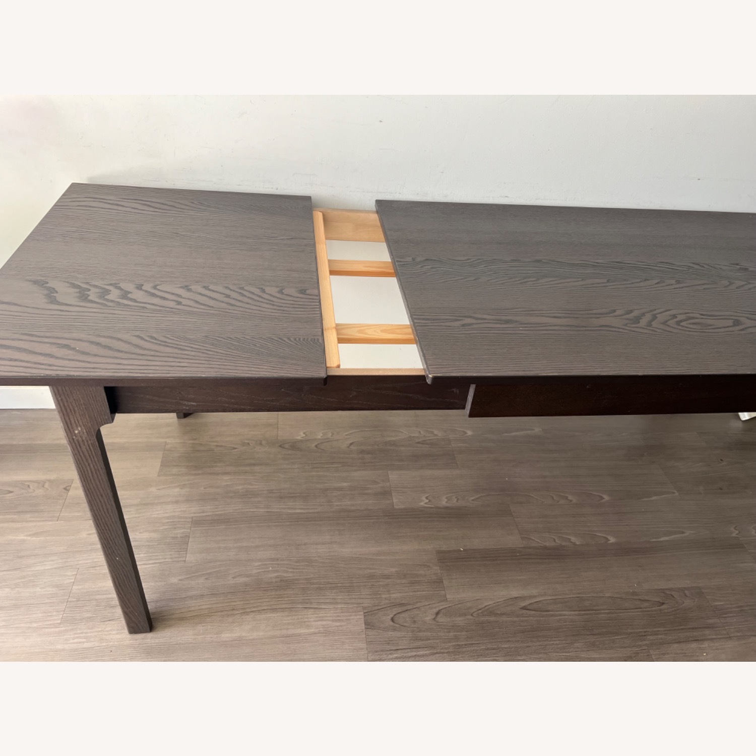 IKEA EKEDALEN Dark Brown Wood Dining Table - image-3