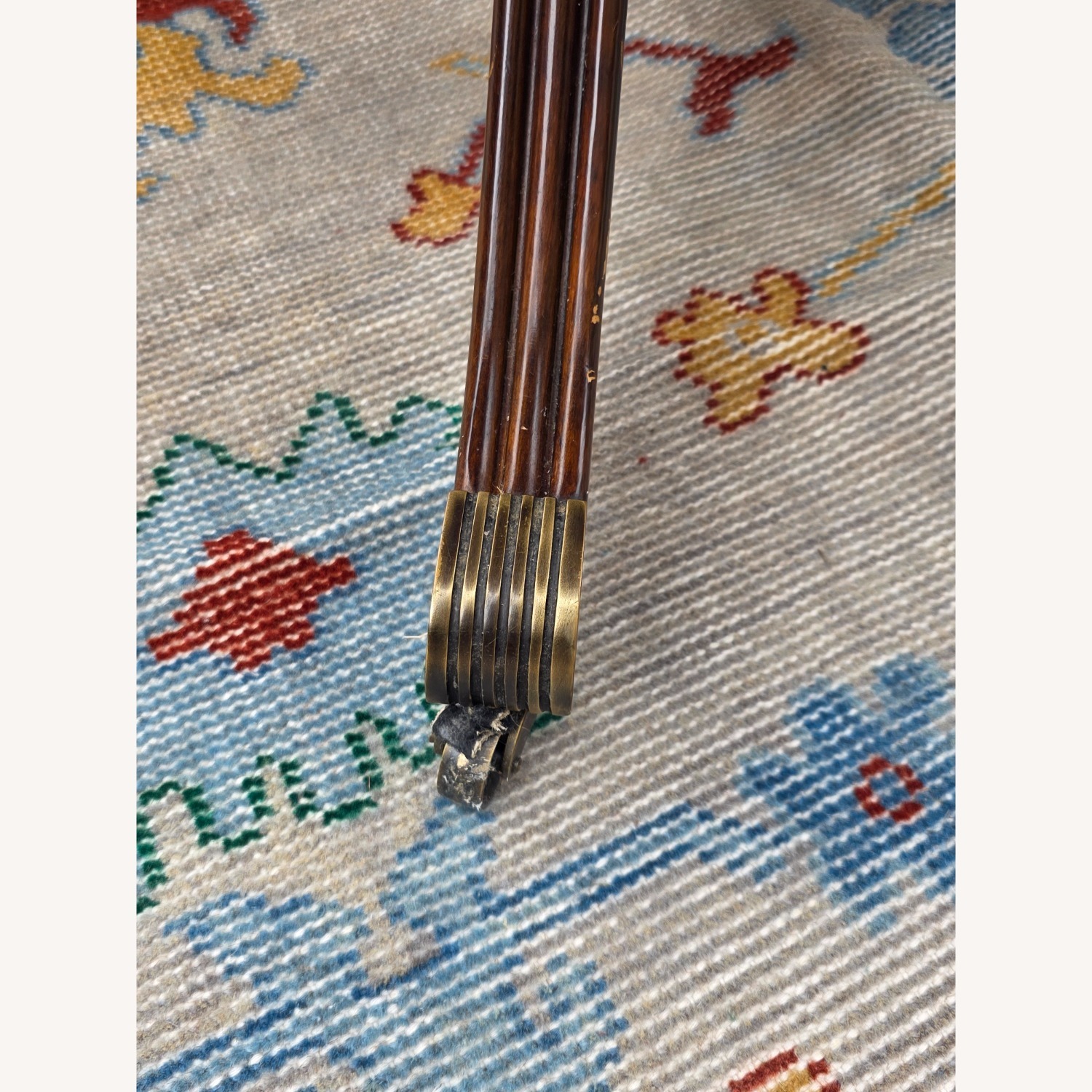 Hand tufted Oushak Wool Area Rug 8' x 10' - image-4