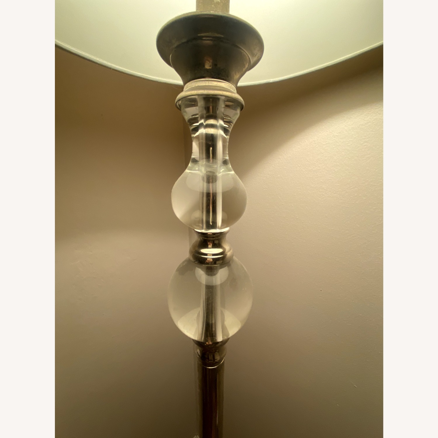 Vintage/Antique Finds Silver Metal Floor Lamp - image-2