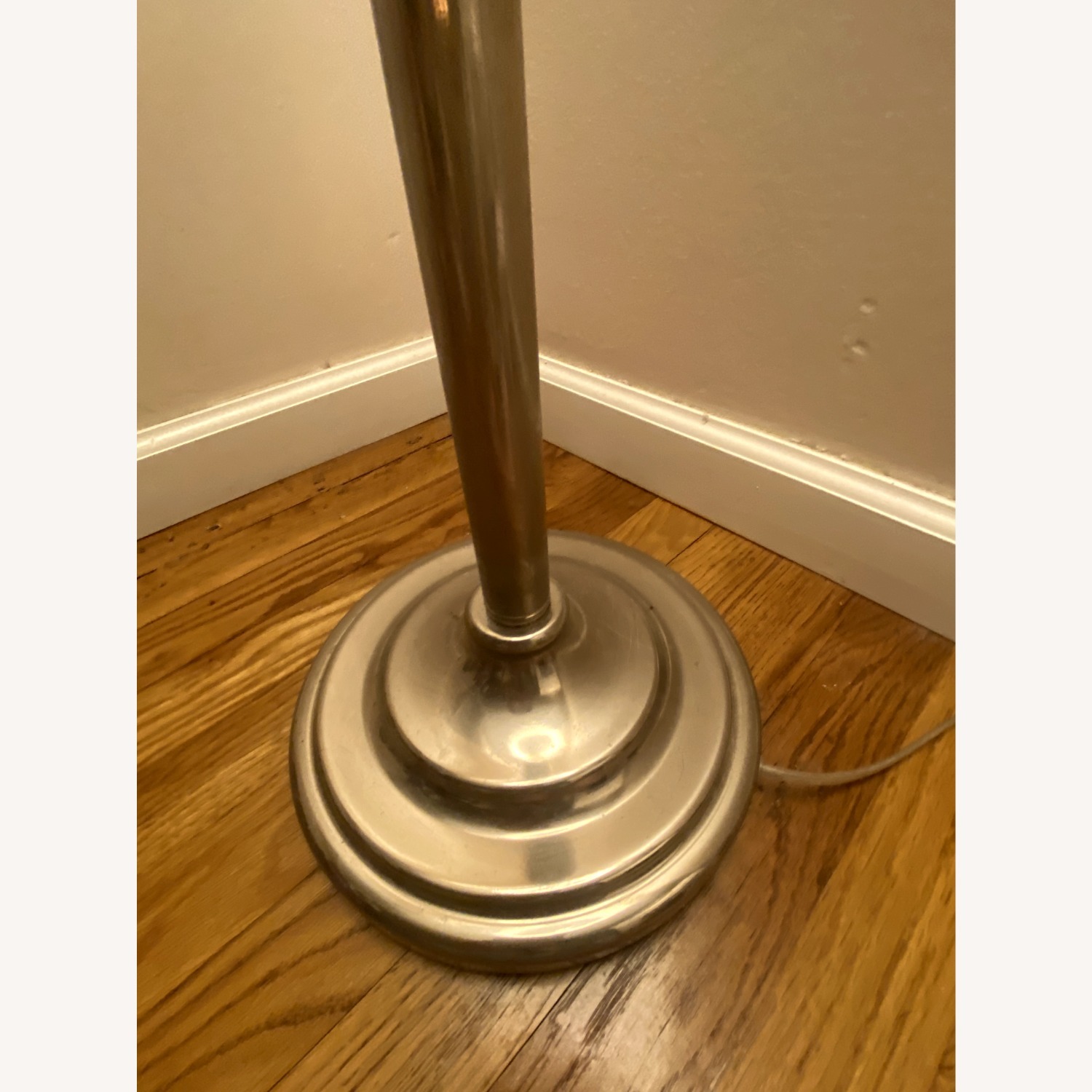 Vintage/Antique Finds Silver Metal Floor Lamp - image-3