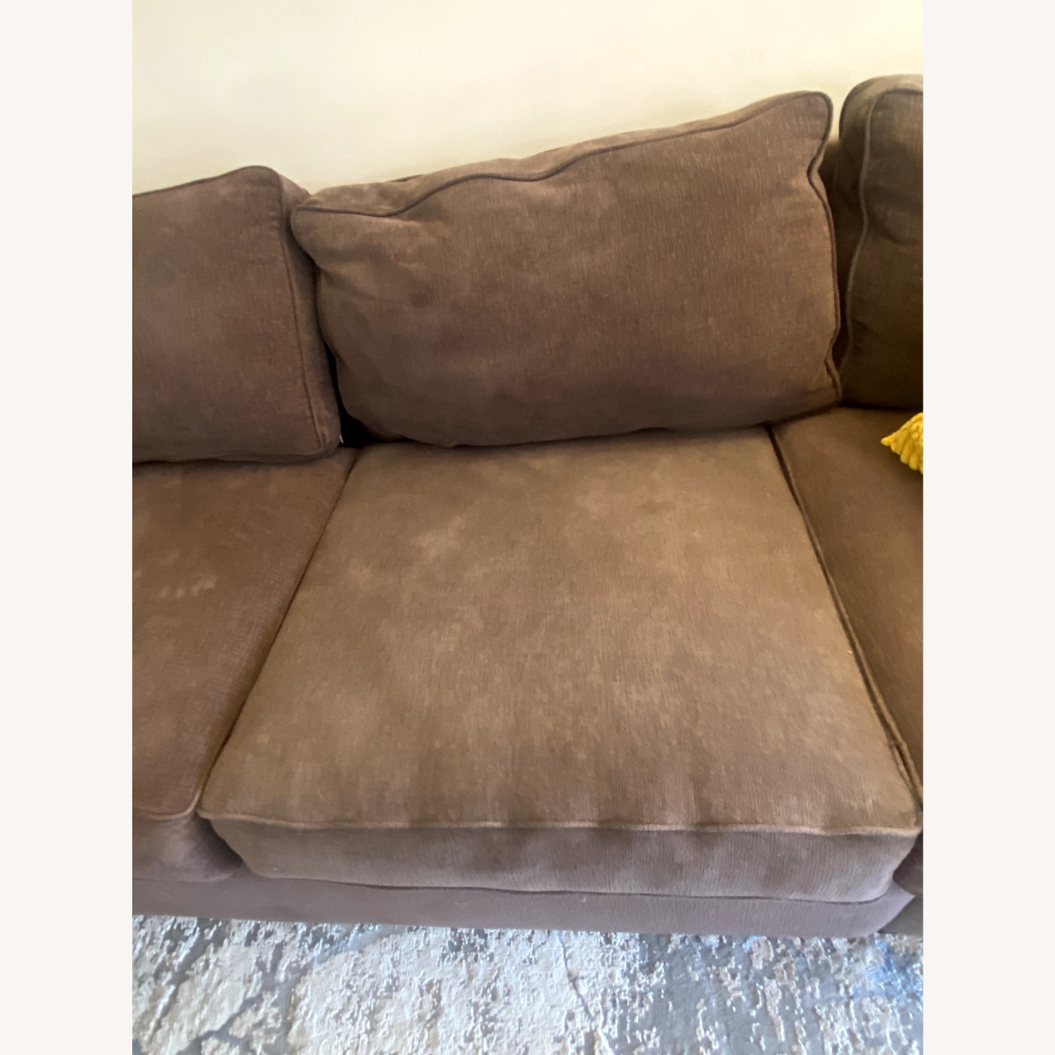 Macy's Radley Dark Brown Fabric 3+ Piece Sectional - image-3