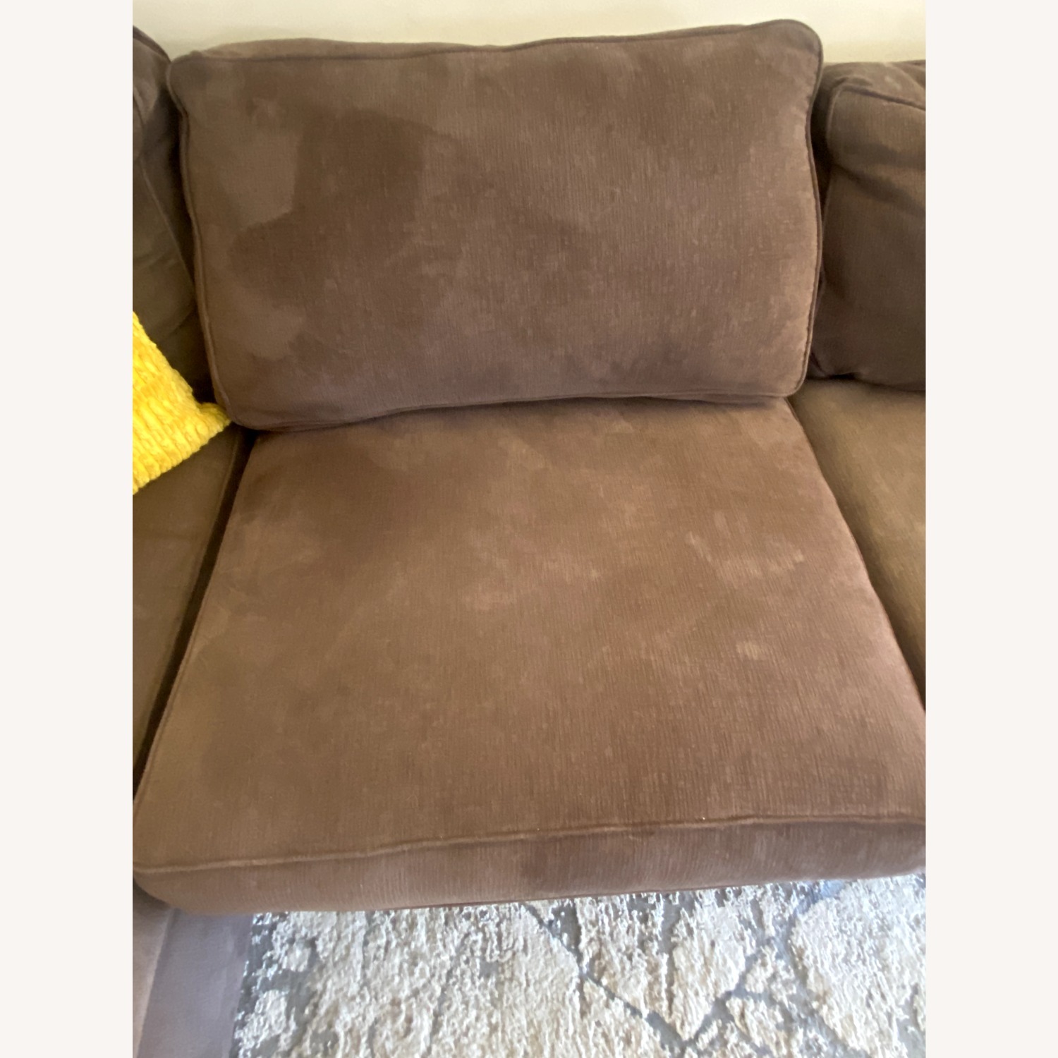 Macy's Radley Dark Brown Fabric 3+ Piece Sectional - image-4