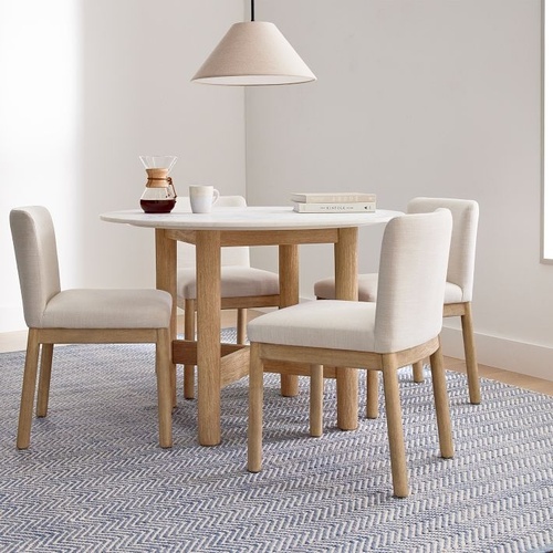 IKEA IDOLF Dining Chair Set (4) - White - AptDeco