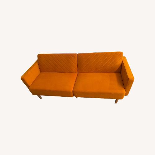 Used Orange Velvet 3+ Seater Sofa for sale on AptDeco