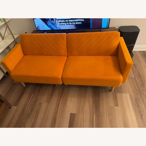 Used Orange Velvet 3+ Seater Sofa for sale on AptDeco