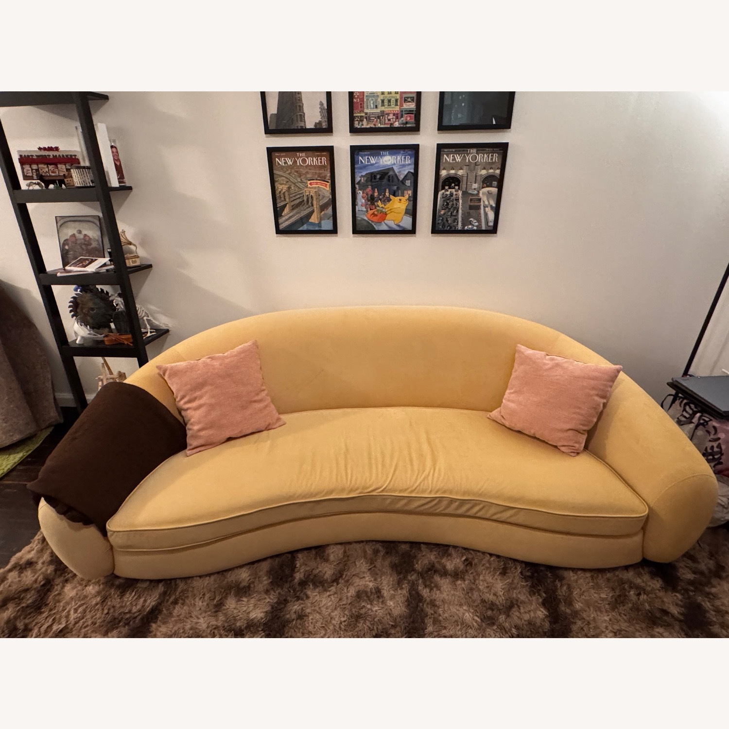 Banana Yellow Royère Polar Bear Replica - image-1