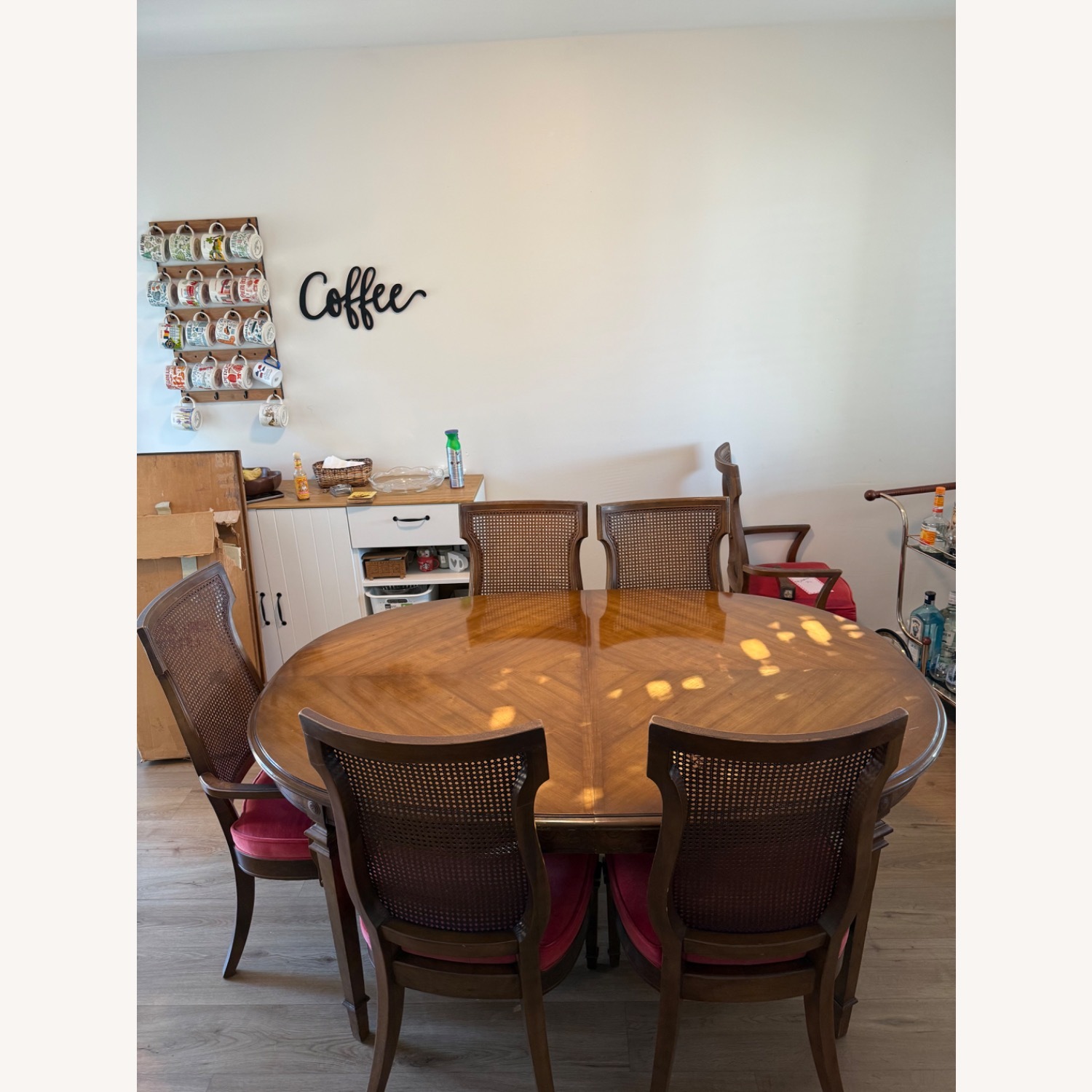 Drexel Dark Brown Wood Dining Table - image-1