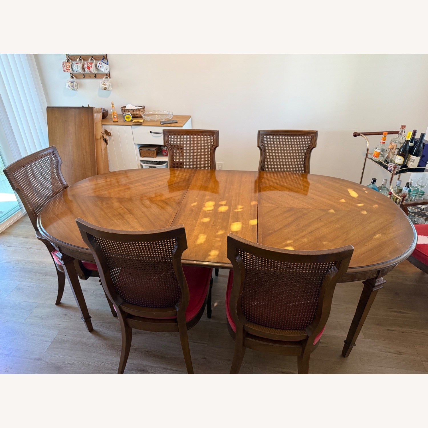 Drexel Dark Brown Wood Dining Table - image-2