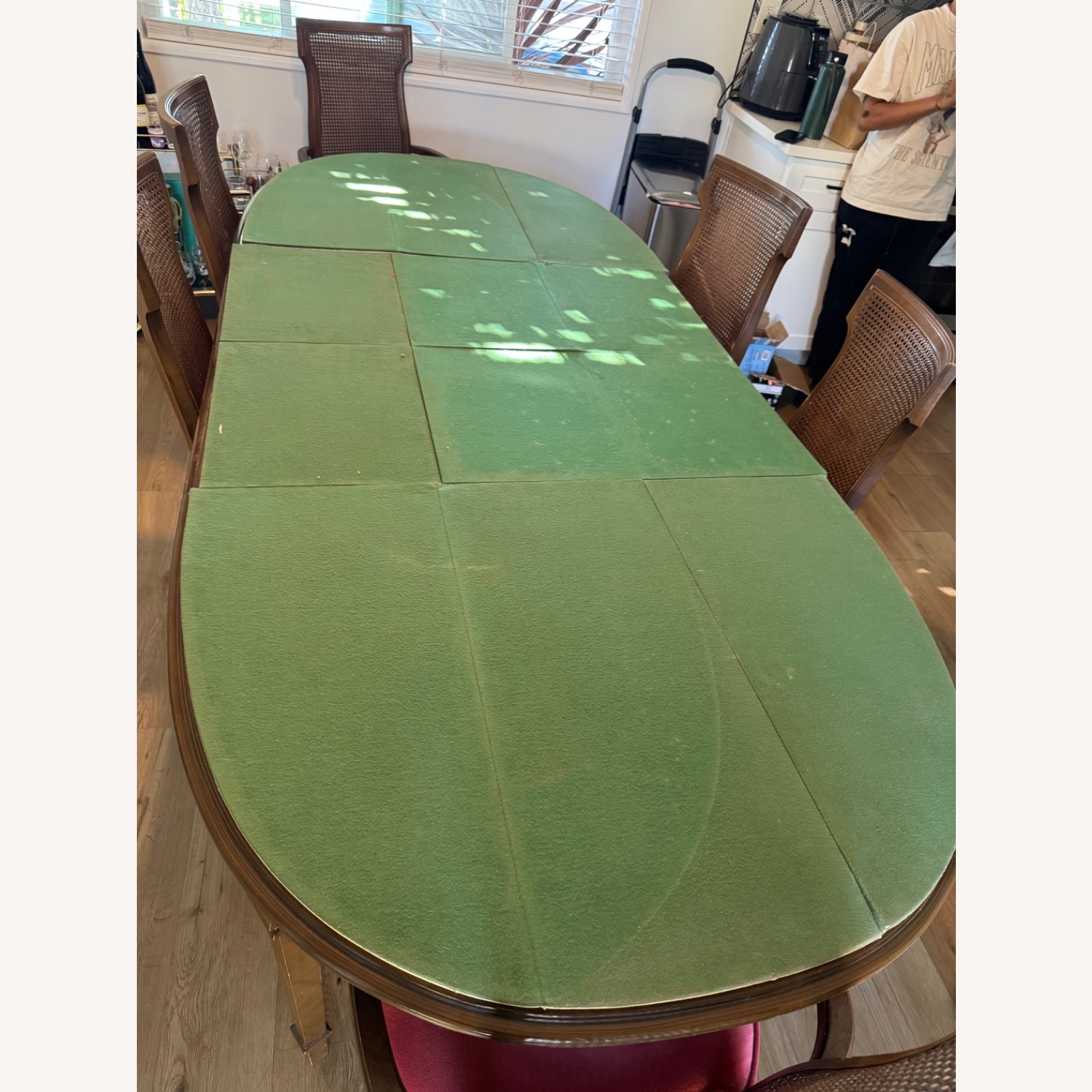 Drexel Dark Brown Wood Dining Table - image-8