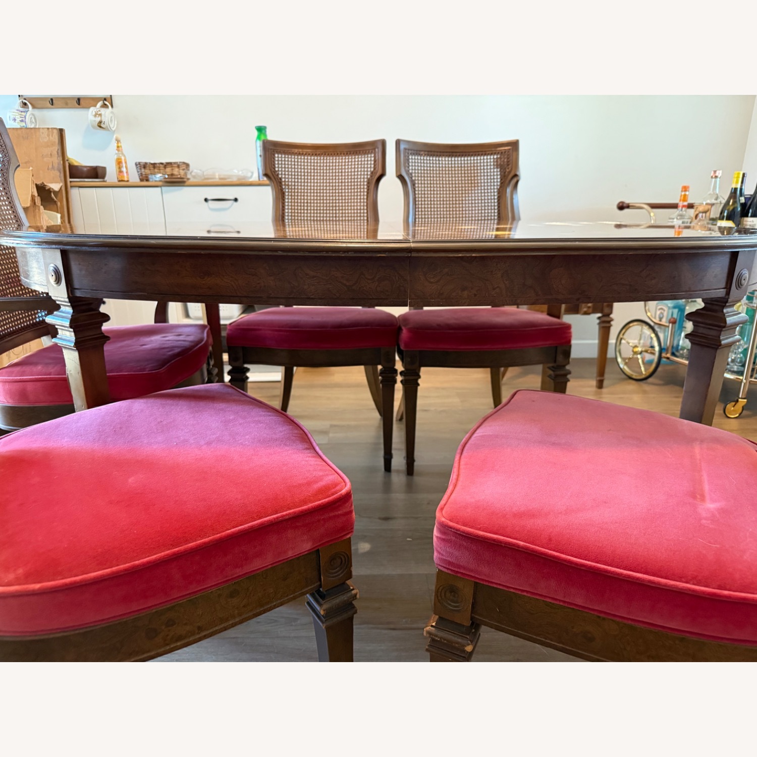 Drexel Dark Brown Wood Dining Table - image-6