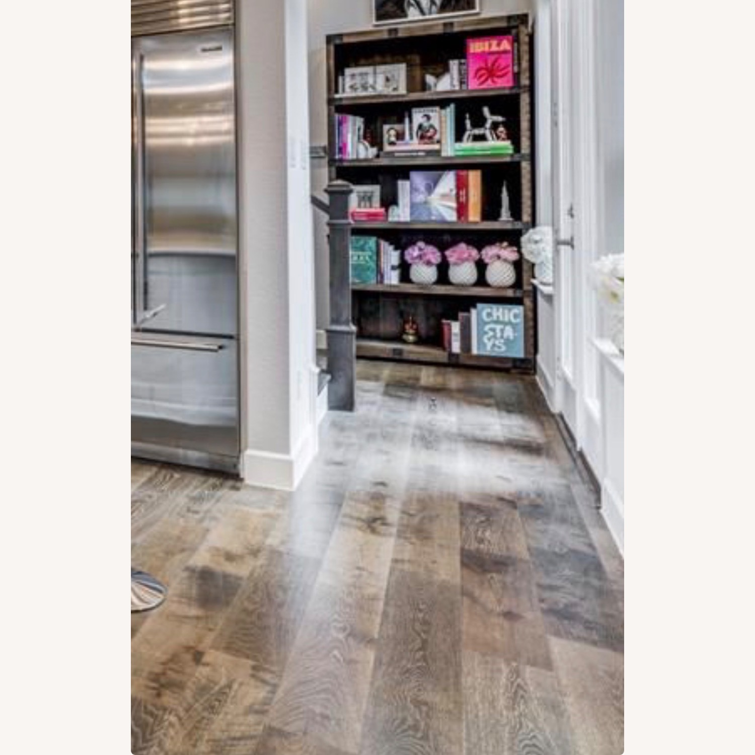 RH Heirloom Dark Brown Wood Bookcase - image-2