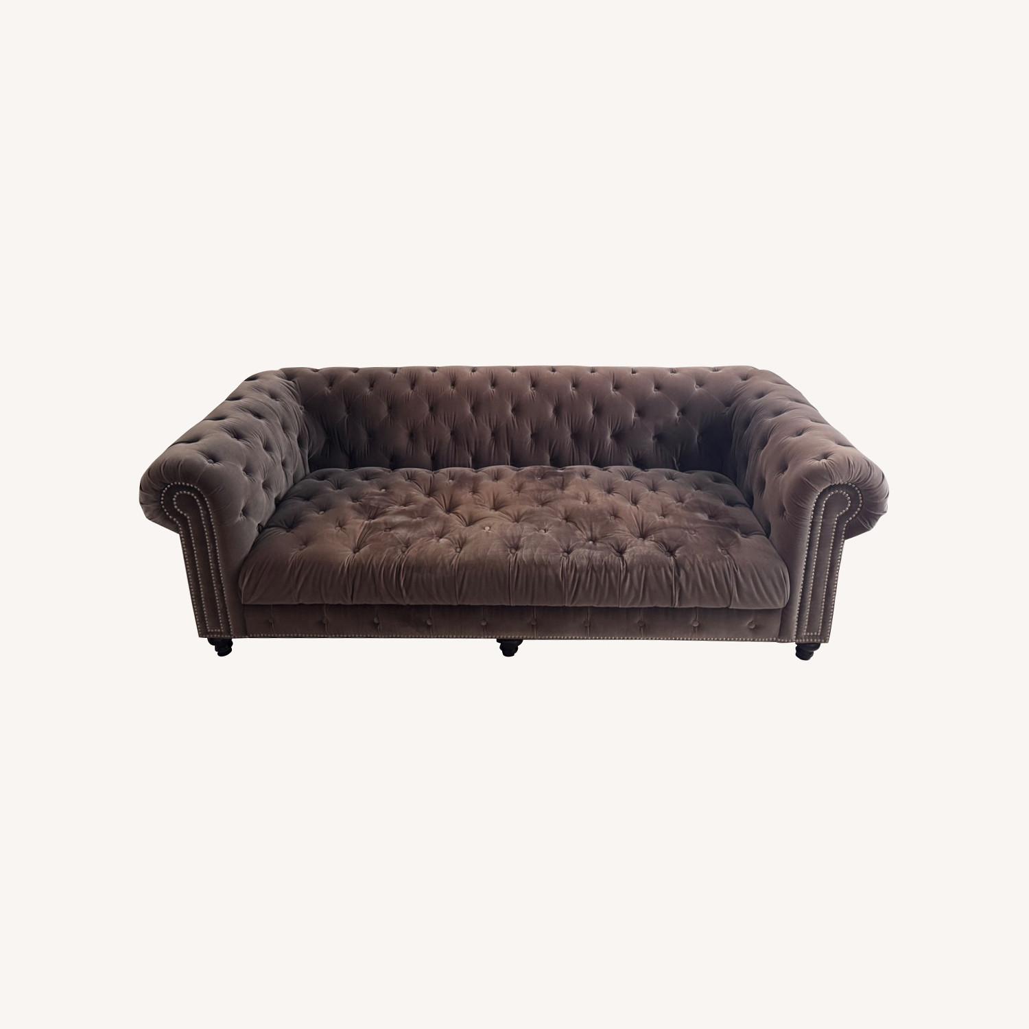 Z Gallerie Velvet 3+ Seater Sofa - image-0