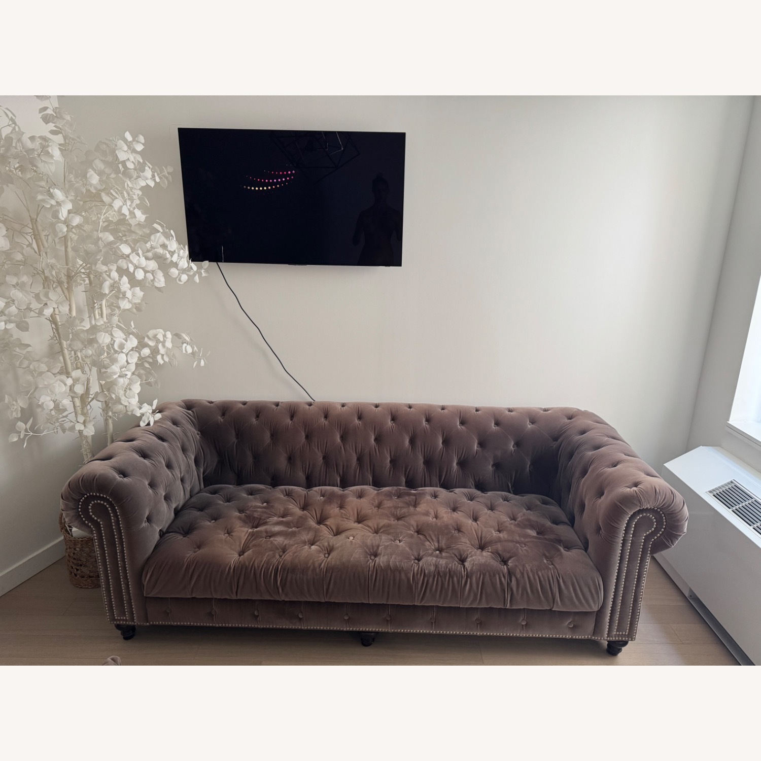 Z Gallerie Velvet 3+ Seater Sofa - image-4