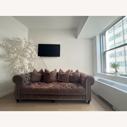 Used Z Gallerie Velvet 3+ Seater Sofa for sale on AptDeco