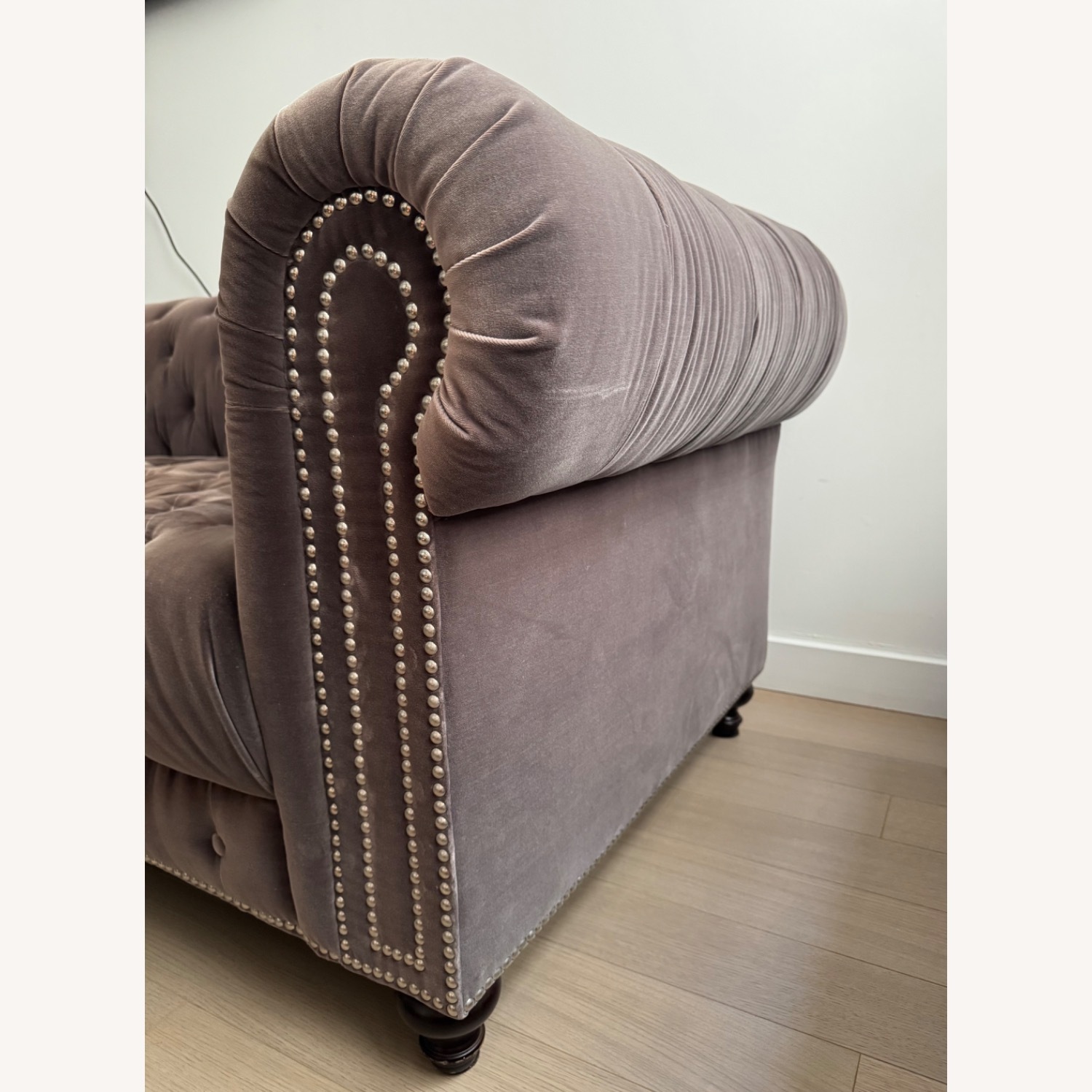 Z Gallerie Velvet 3+ Seater Sofa - image-3