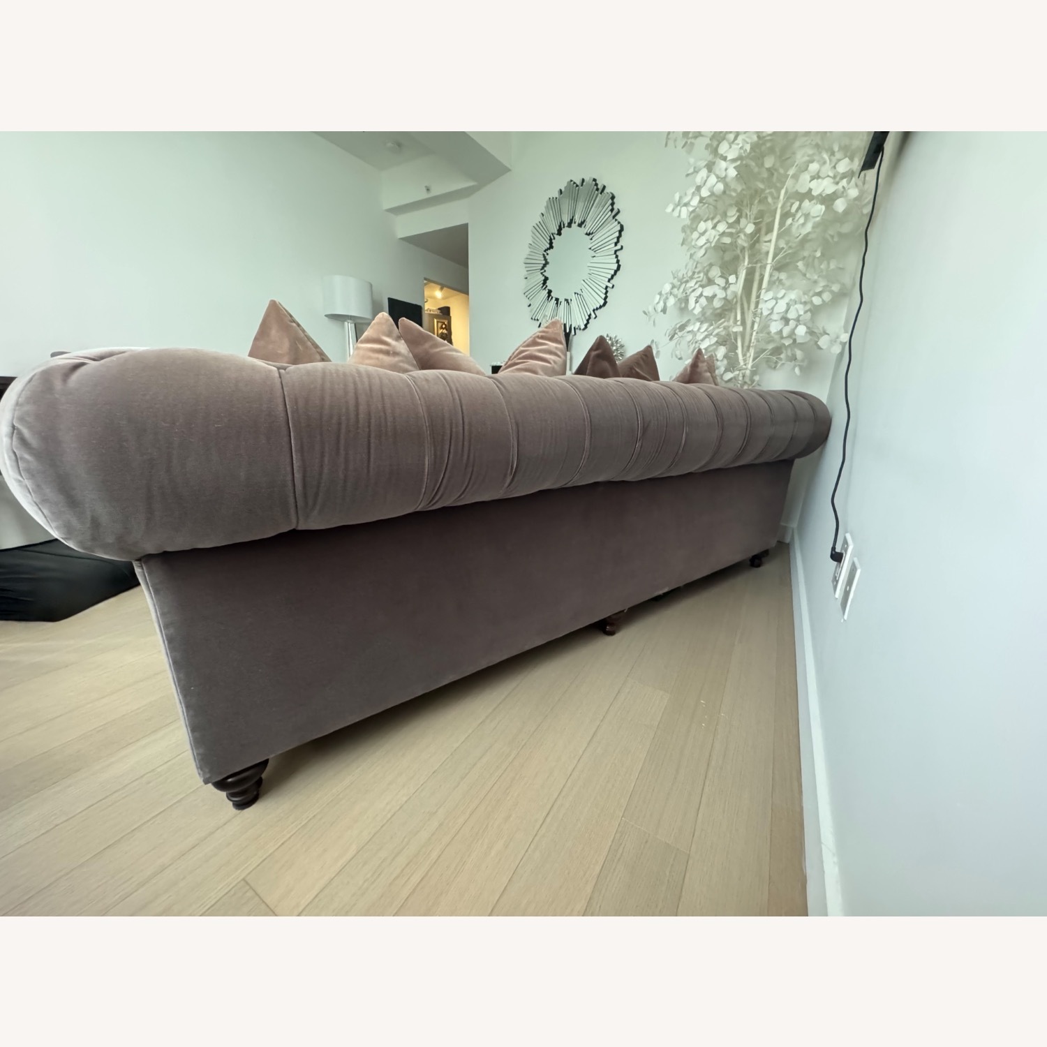 Z Gallerie Velvet 3+ Seater Sofa - image-2