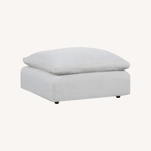 Used Living Spaces Utopia Ottoman  for sale on AptDeco
