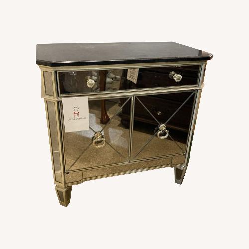 Used Macy's Marais Mirrored Two-Door Cabinet for sale on AptDeco