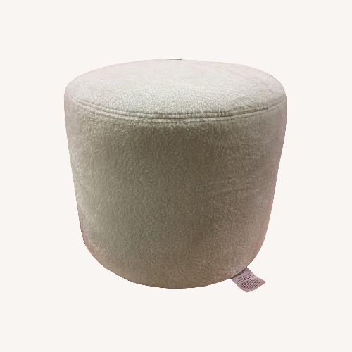Used Hem Bon Boucle Pouf Small Round Ottoman for sale on AptDeco