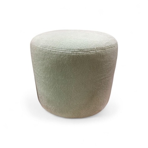 Used Hem Bon Boucle Pouf Small Round Ottoman for sale on AptDeco