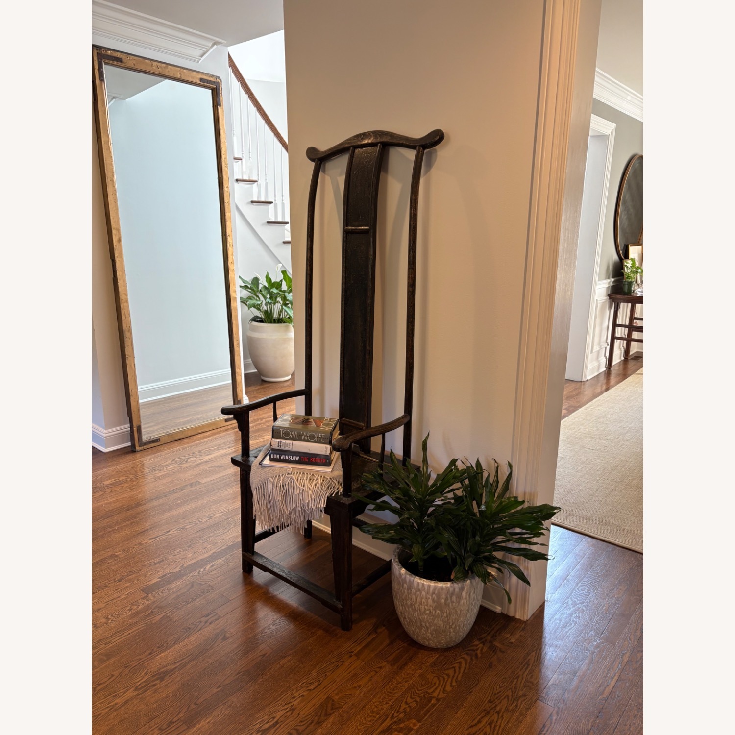 Antique Chinese Scholar Chair - image-3