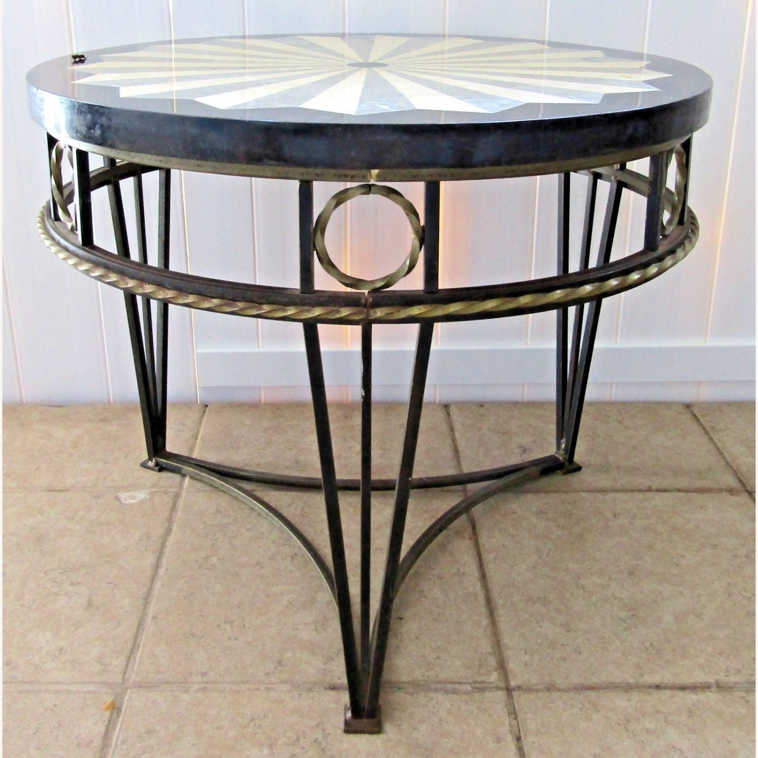 Maitland-Smith Hollywood Regency Style Table - image-1