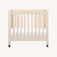 Babyletto Origami Mini Crib Natural Wood Crib