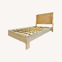 Pottery Barn Kids White Wood Twin Bed