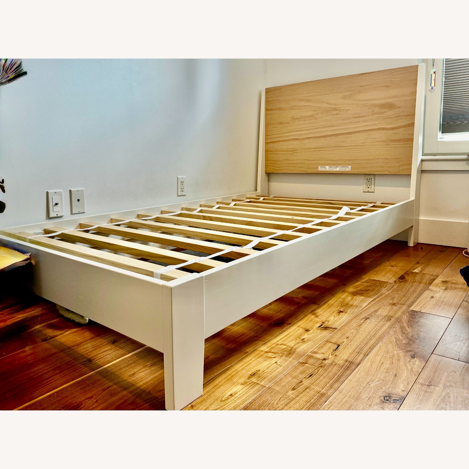 Pottery Barn Kids White Wood Twin Bed - image-1