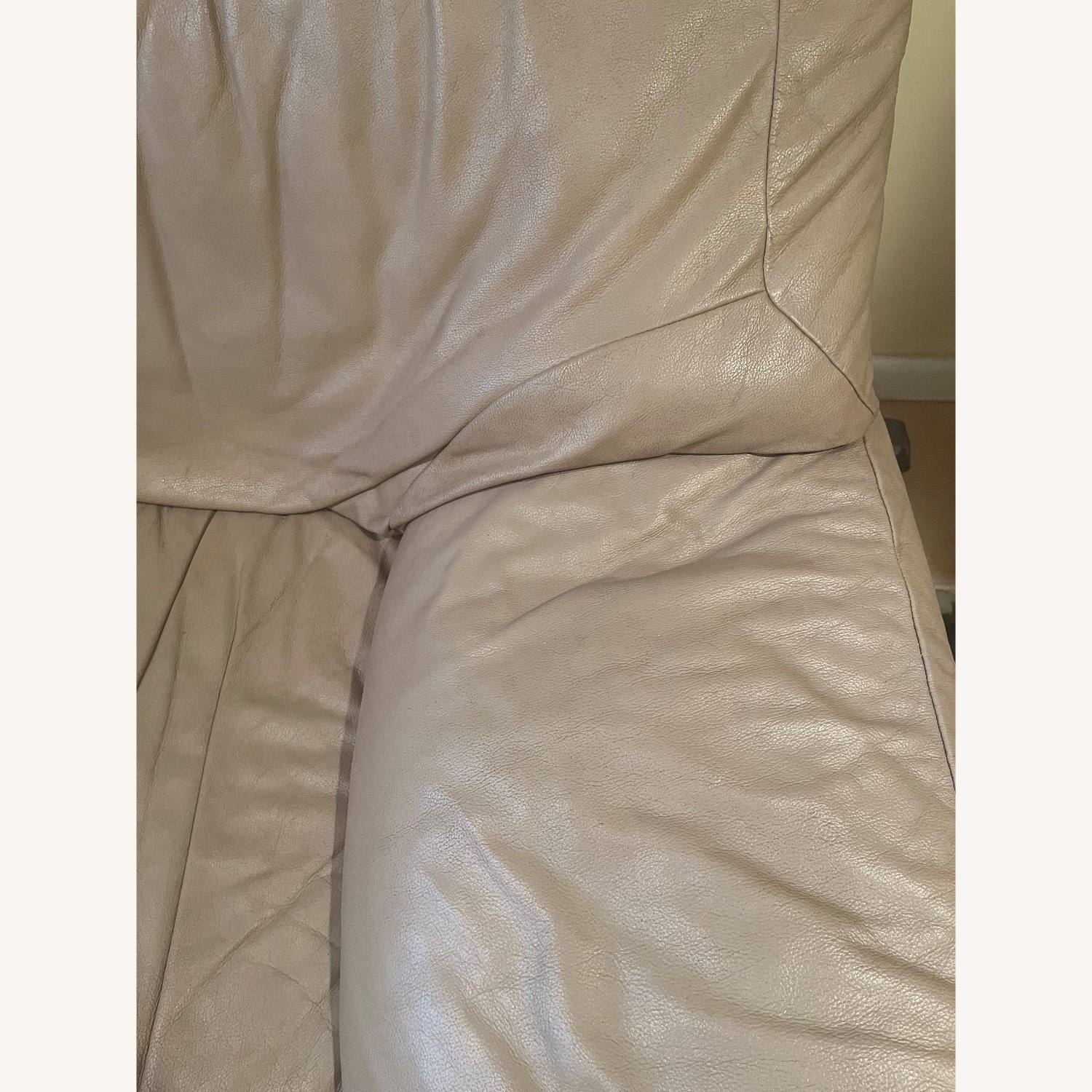 B&B Italia Natural Leather Armchair - image-1