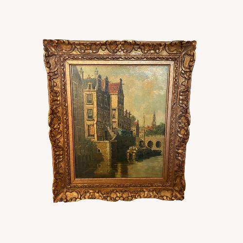 Used Antique Oil Painting for sale on AptDeco