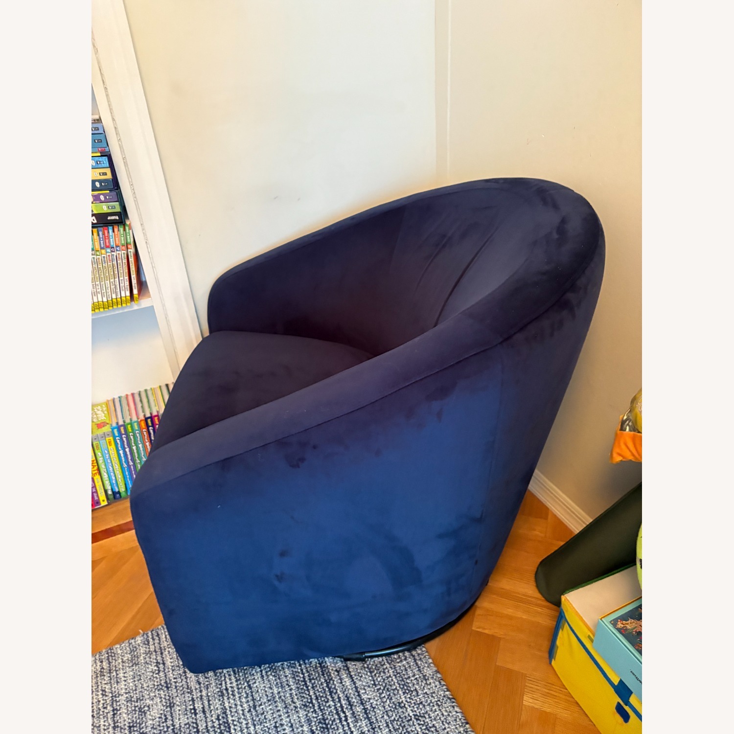 Navy Velvet Madison Babyletto Recliner  - image-1
