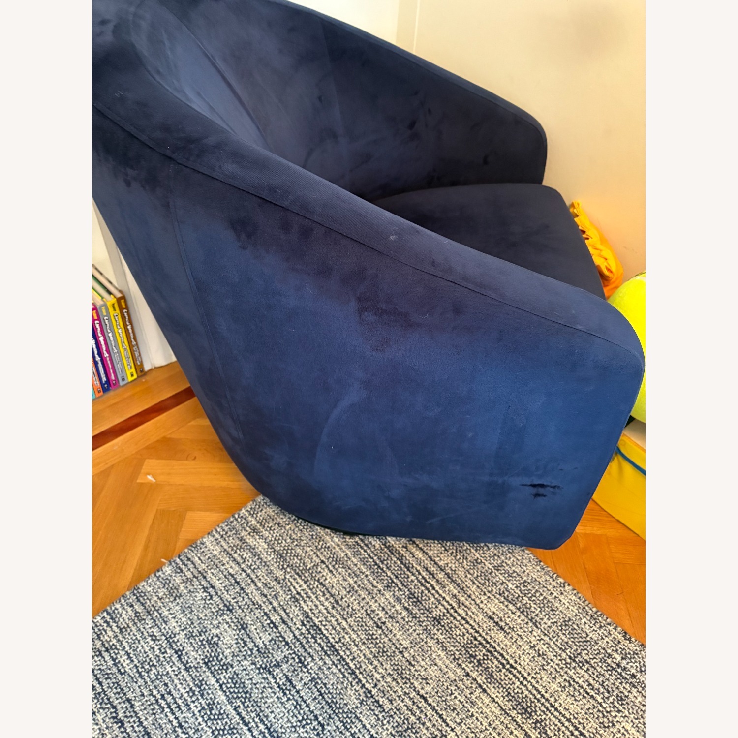 Navy Velvet Madison Babyletto Recliner  - image-4