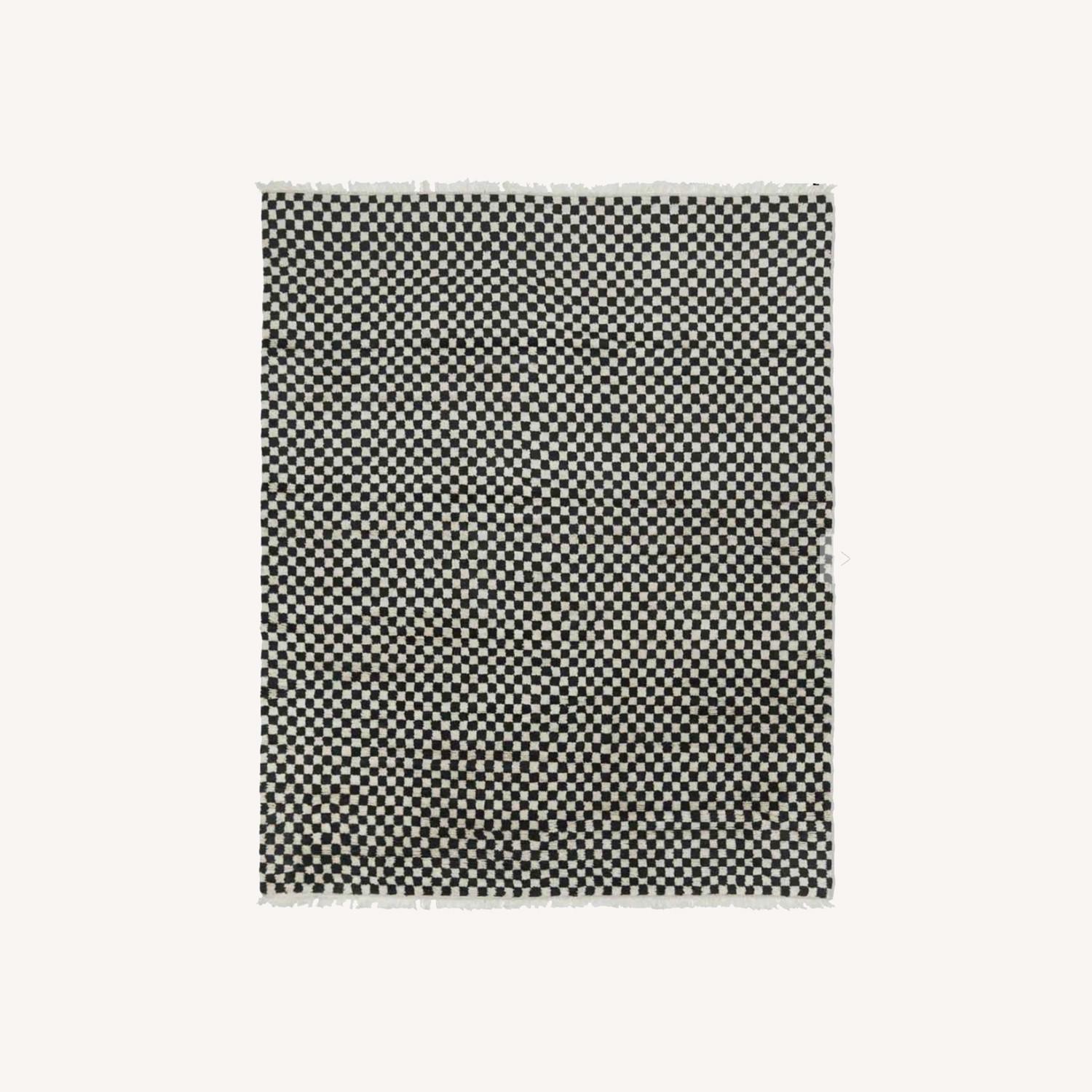 Lulu & Georgia Black Wool Area Rug 8' x 10' - image-0