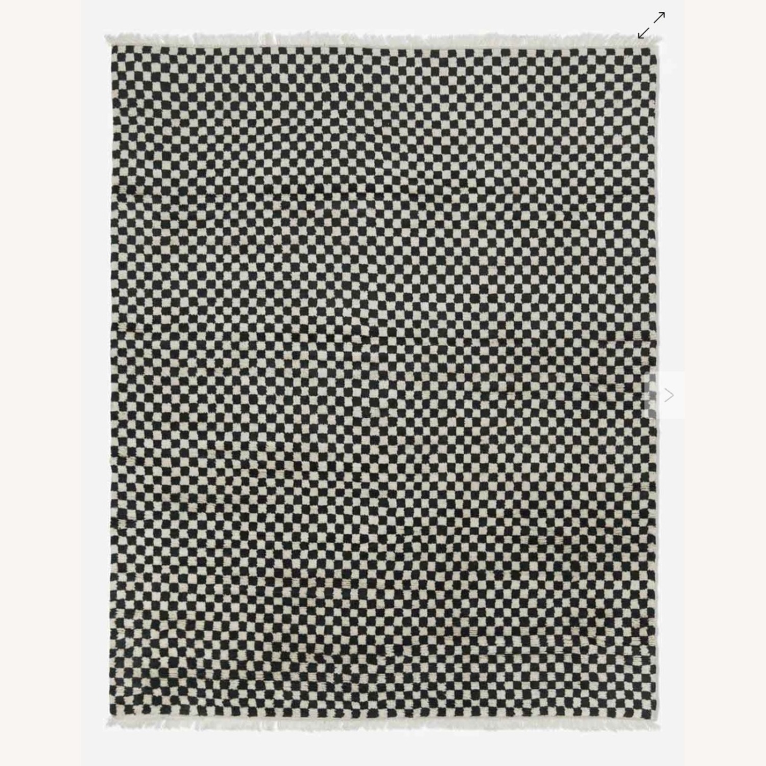 Lulu & Georgia Black Wool Area Rug 8' x 10' - image-1