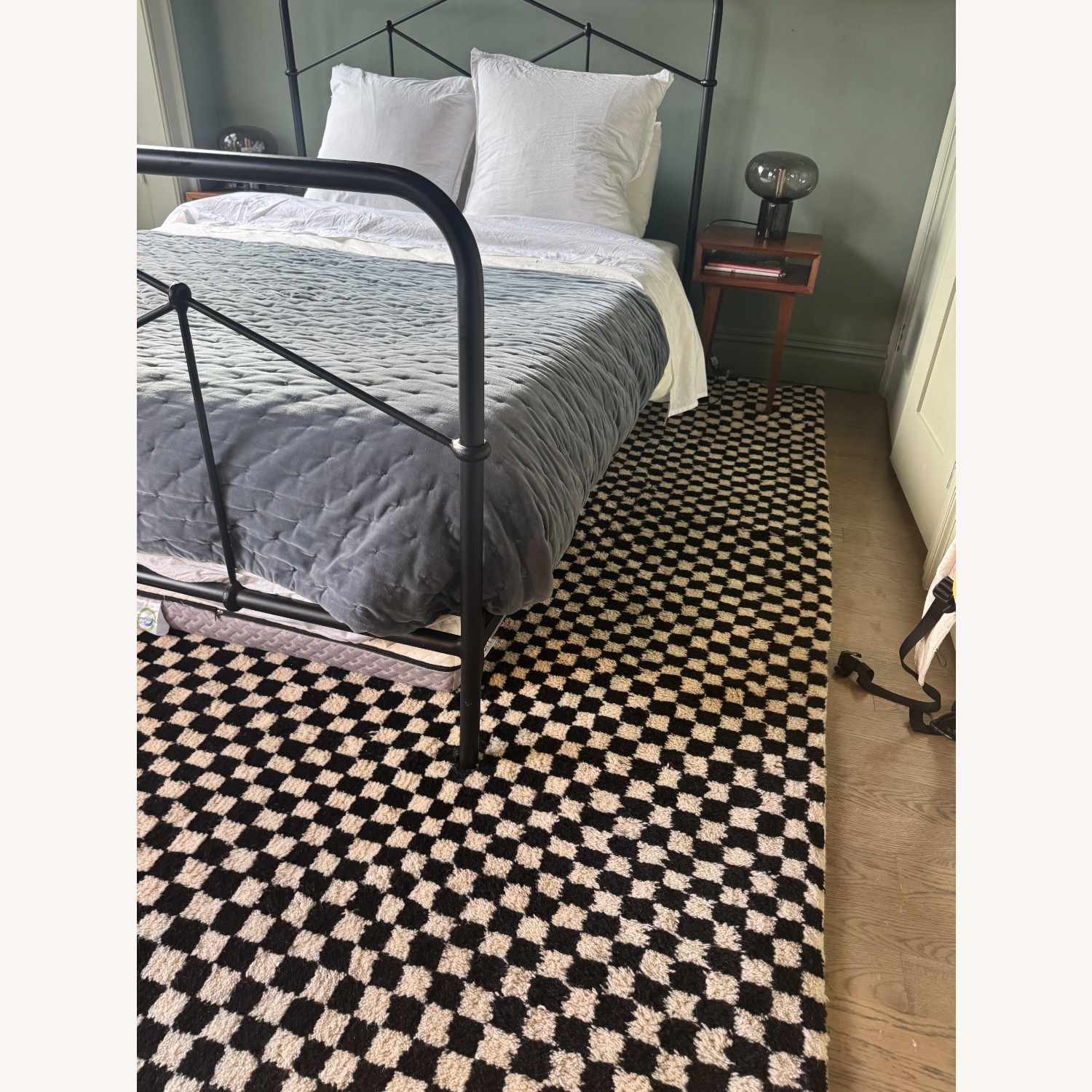 Lulu & Georgia Black Wool Area Rug 8' x 10' - image-5