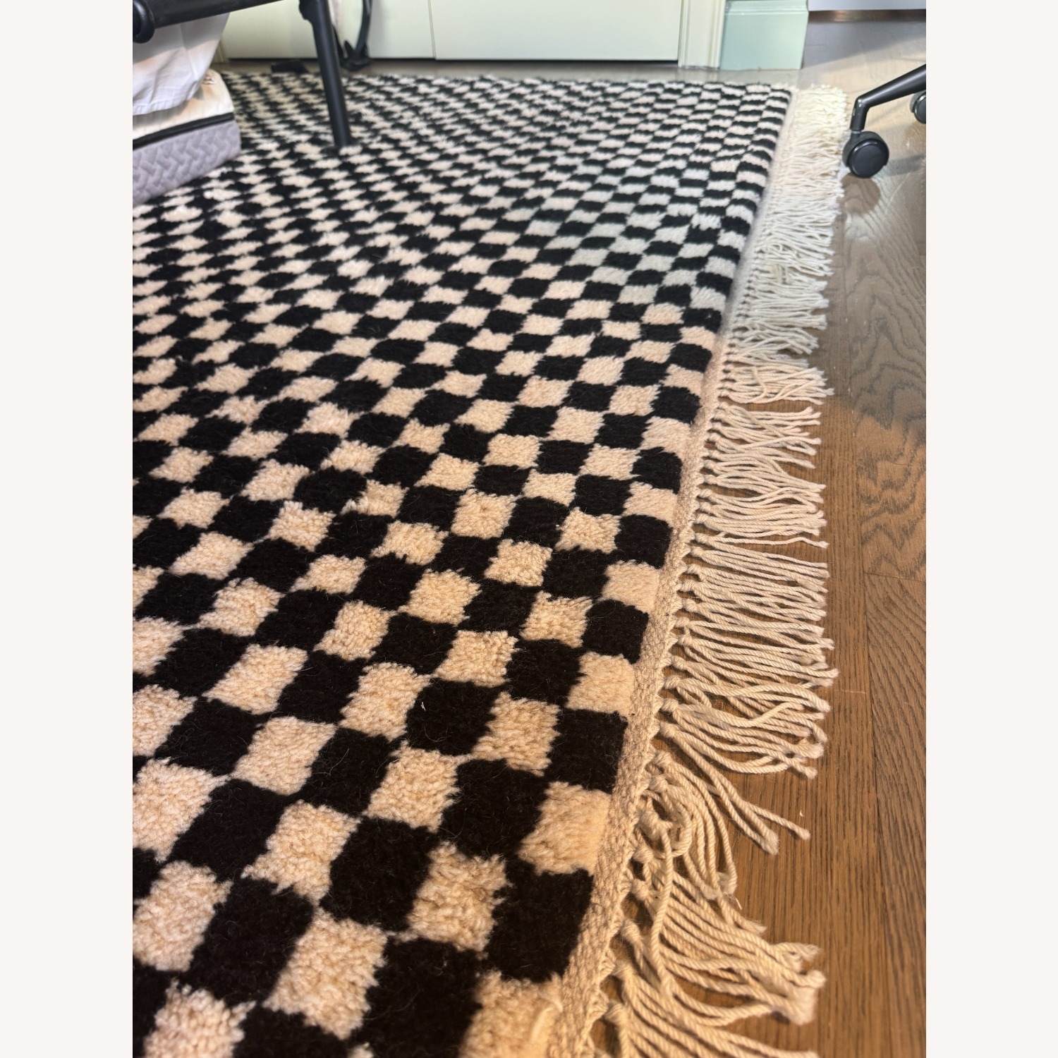 Lulu & Georgia Black Wool Area Rug 8' x 10' - image-4