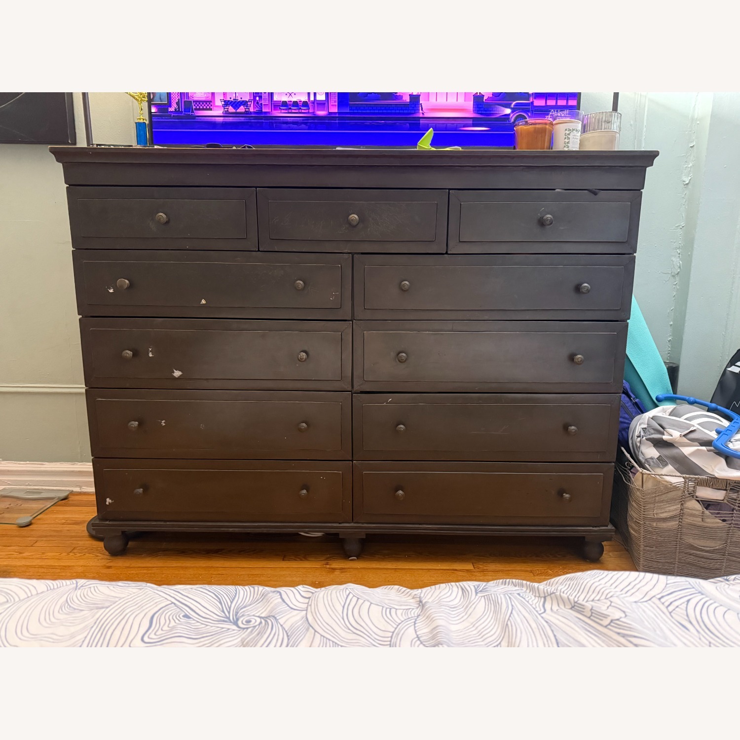 Restoration Hardware Annecy Dark Brown Dresser - image-1