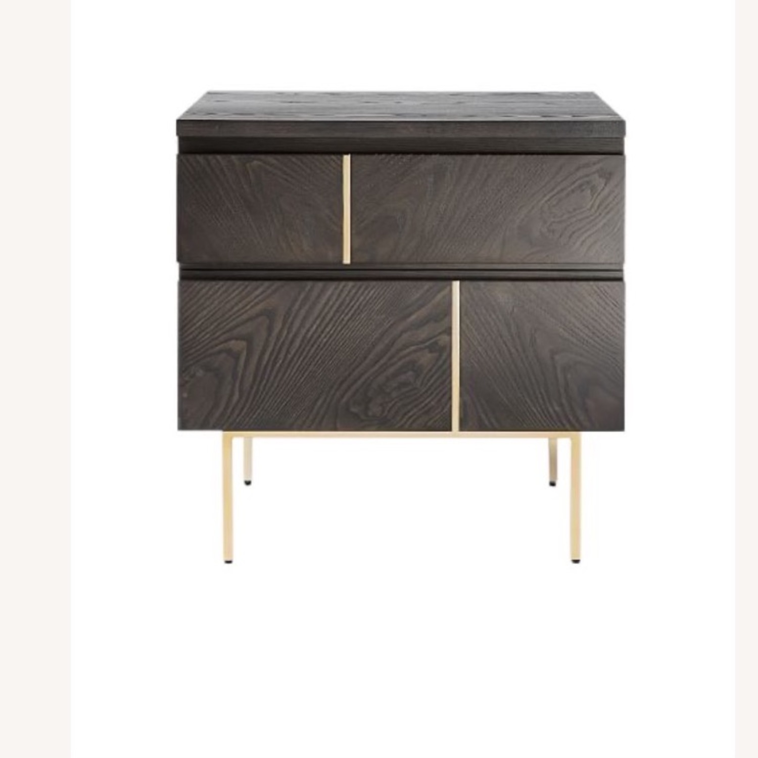 West Elm Claude Dark Brown Wood Nightstands - image-8