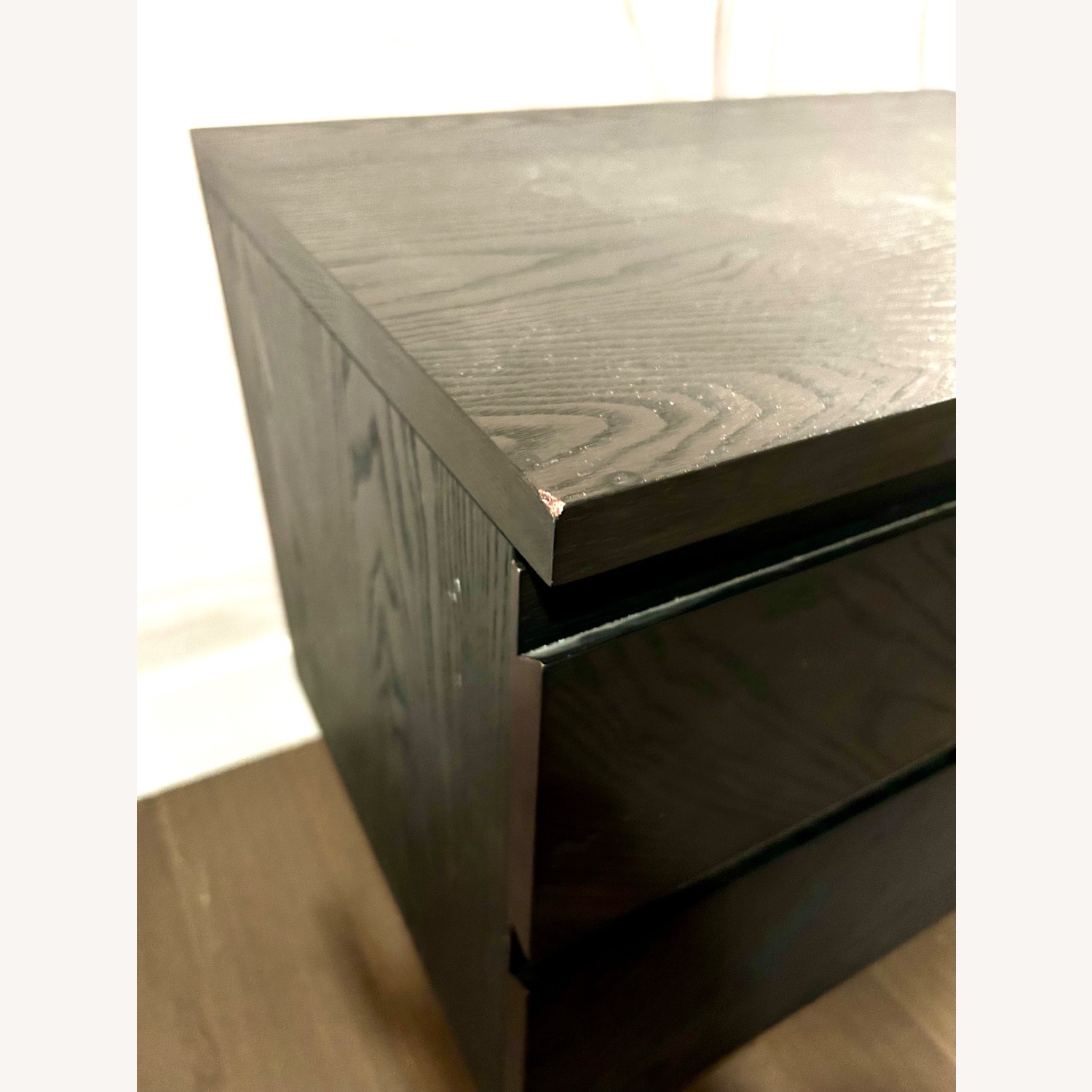 West Elm Claude Dark Brown Wood Nightstands - image-5